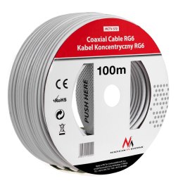 Kabel koncentryczny Maclean, Przewód antenowy satelitarny, 1.0CCS RG6, 100M, MCTV-572 Maclean