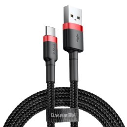 Kabel usb na usb-c baseus cafule 2a 3m czerwono-czarny Baseus