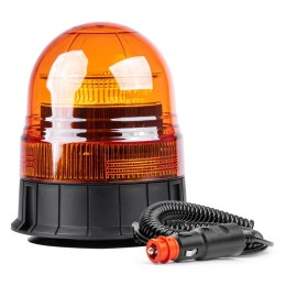 Lampa ostrzegawcza błyskowa kogut 39 led magnes r65 r10 12v 24v w02m amio-02300 AMiO