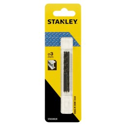 Wiertło do metalu hss-r din 338 fi=3mm Stanley