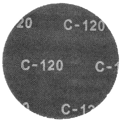 Siatka ścierna na rzep, 225 mm, K120, do szlifierki 59G260, 59G264, 59G265,10 szt. GRAPHITE