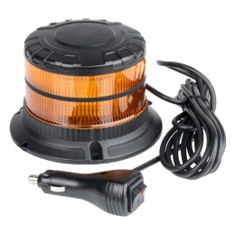 Lampa ostrzegawcza błyskowa kogut led w29m 12v 24v amio-04110 AMiO