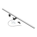 NORTES LED 18W, lampa nad lustro, 1600lm, 4000K, dł. 100 cm, aluminium, czarna Orno