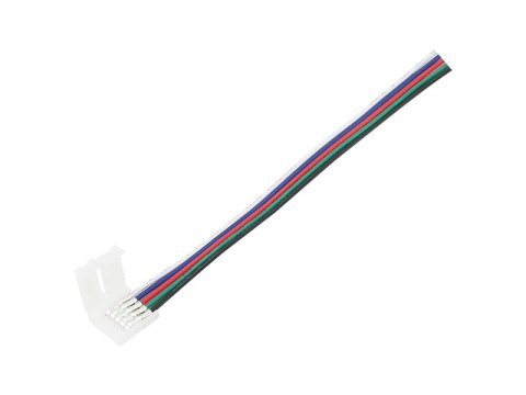 4347# Konektor do taśm led 10mm rgbw z przewodem 5pin Blow