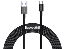 BASEUS Kabel USB Type C 2m Superior Series, 66W (CATYS-A01) Black Baseus