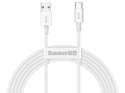 BASEUS Kabel USB do USB-C Superior Series, 66W, 2m (CATYS-A02) Biały Baseus