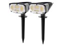 70-296# Lampa solarna led wbijany reflektor sl-26 2szt. Blow