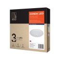 ZONDA LED 12W, plafon z czujnikiem ruchu, 800lm, IP20, 4000K, poliwęglan mleczny, biały Orno