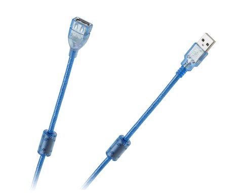 Kabel USB 2.0 Az -Am przedłużacz 5m ekran+filtr LP