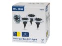 67-497# Lampa solarna najazdowa led 4szt Blow