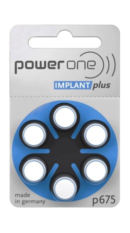 BATERIA DO AP. SŁUCH. IMPLANT PLUS POWER ONE VARTA 675 6szt./bl Varta