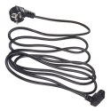 Kabel zasilający Maclean, kątowy, 3 pin, wtyk EU, 3m, MCTV-854 Maclean