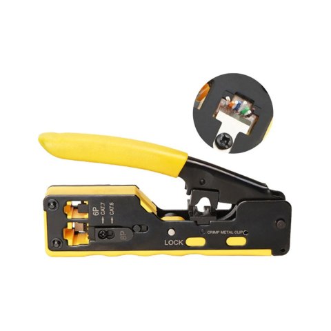 Zaciskarka RJ45 Kat7 HT-7088 E6059 EUROKOMP Zaciskarka RJ45 Kat7 HT-7088 E6059 EUROKOMP