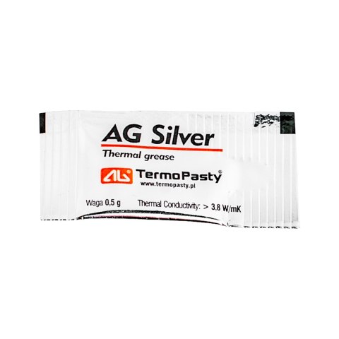 Pasta termoprzewodząca Silver 0,5g AG AGT-143 AG Termopasty