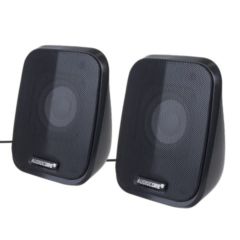 Głośniki komputerowe 6w usb minijack black audiocore ac835 led audiocore Głośniki komputerowe 6w usb minijack black audiocore ac835 led audiocore
