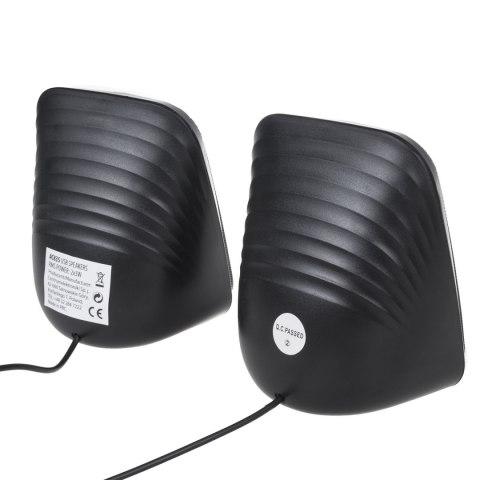 Głośniki komputerowe 6w usb minijack black audiocore ac835 led audiocore Głośniki komputerowe 6w usb minijack black audiocore ac835 led audiocore