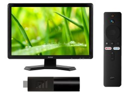 Telewizor nvox digital hdtv led 19cali z tunerem dvbt/t2 hevc/h.265 12/24/230v + xiaomi mi stick smart NVOX