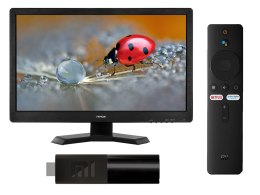 Telewizor nvox digital hdtv led 22cali z tunerem dvbt/t2 hevc/h.265 12/24/230v + xiaomi mi stick smart NVOX