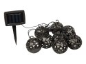 70-290# Girlanda solarna ogrodowa kule 8 led ciepły gs-01 Blow