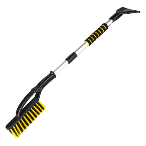 Szczotka zmiotka skrobaczka do szyb śniegu lodu mosiężna teleskopowa futura basic 87-115 cm TOM PAR Szczotka zmiotka skrobaczka do szyb śniegu lodu mosiężna teleskopowa futura basic 87-115 cm TOM PAR