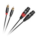 Kabel połączeniowy Cabletech XLR - 2RCA 1m Cabletech