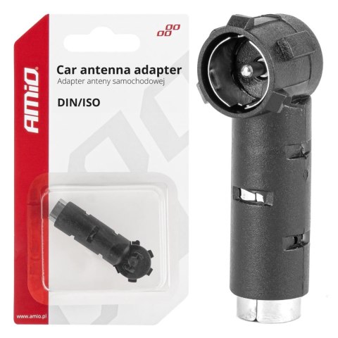 Adapter antenowy redukcja wtyk din iso kątowy amio-03967 AMiO