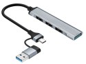 ADAPTER TRACER A-4, USB Type-C do USB-A, 4x USB-A TRACER