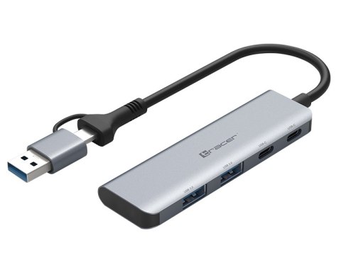 ADAPTER TRACER A-5, USB Type-C do USB-A, 2x USB-A + 2x USB-C TRACER