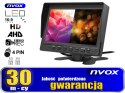 Monitor samochodowy lcd 7cali ahd 4pin z funkcją rejestratora 12v 24v oraz 2 kamery ahd NVOX