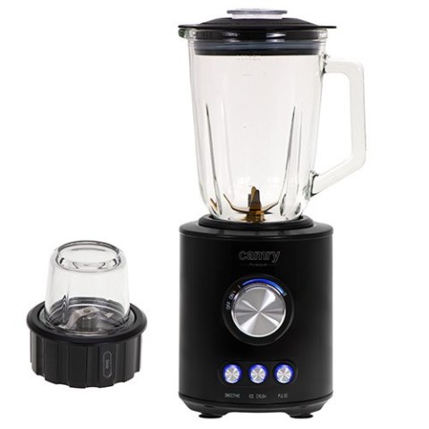Blender kielichowy - tytanowe ostrza - szklany dzbanek 1,5l Camry Blender kielichowy - tytanowe ostrza - szklany dzbanek 1,5l Camry