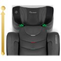 Fotelik samochodowy Nukido Louis Soft czarno-szary 15-36 kg ISOFIX Nukido