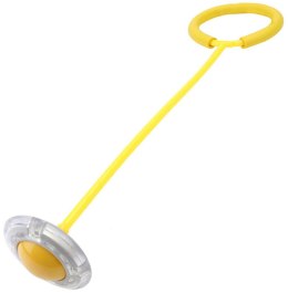 AG661C Skakanka hula hop na nogę yellow ATL