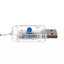 Kurtyna świetlna 138 LED USB- zimny biały KŚ19756 ISO TRADE