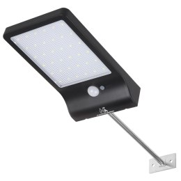 Solarna lampa LED z czujnikiem ruchu Maclean Energy IP65, 4W, 450lm, 6000K zimna biała, Li-ion 2000 mAh, 5,5V DC MCE444 Maclean