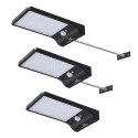 Solarna lampa LED z czujnikiem ruchu Maclean Energy IP65, 4W, 450lm, 6000K zimna biała, Li-ion 2000 mAh, 5,5V DC MCE444 Maclean