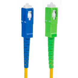 Patchcord światłowód kabel Maclean, SC/APC-SC/UPC SM 9/125 LSZH, jednomodowy, długość 10m, simplex, G657A2, MCTV-404 Maclean