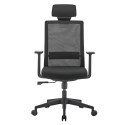 Fotel biurowy ergonomiczny premium z wysokim oparciem Ergo Office, max 150kg, ER-425 Ergo Office