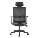 Fotel biurowy ergonomiczny premium z wysokim oparciem Ergo Office, max 150kg, ER-425 Ergo Office