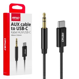 Kabel audio usb-c na aux mini jack 3.5mm 1m amio-04294 AMiO