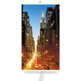 Grzejnik na podczerwień - giętki panel grzewczy 430W TRIO wzór 2 manhattan, wymiary 100x57cm z regulatorem TRIO