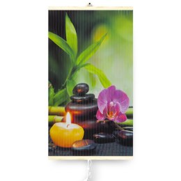 Grzejnik na podczerwień - giętki panel grzewczy 430W TRIO wzór 3 harmonia, wymiary 100x57cm z regulatorem TRIO