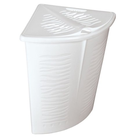 Narożny kosz na bieliznę Zebra 45L BranQ biały BranQ Narożny kosz na bieliznę Zebra 45L BranQ biały BranQ