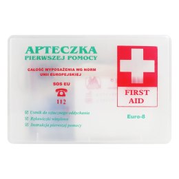 Apteczka b-euro-8 przezroczysta GODMAR