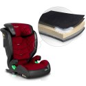 Fotelik samochodowy Nukido Louis czarno-czerwony 15-36 kg ISOFIX Nukido