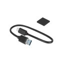 Obudowa dysku 2,5" SATA USB C 3.1 Rebel przeźroczysta Rebel