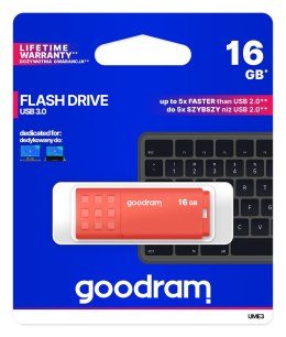 Pendrive Goodram USB 3.0 16GB pomarańczowy Goodram