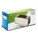 Radiobudzik bluetooth GreenBlue, FM, aux-in, 6W, temperatura, alarm, zegar, akumulator 2200mAh, GB200 GreenBlue