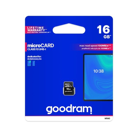 Karta pamięci microSD 16GB UHS-I Goodram Goodram