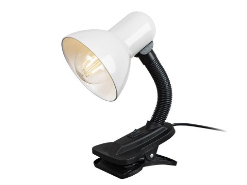 44-156# Lampka biurkowa lb-08 z klipsem biała Blow