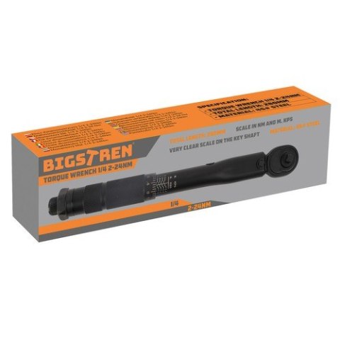 Klucz dynamometryczny 1/4 2-24Nm Bigstren 24591 BIGSTREN Klucz dynamometryczny 1/4 2-24Nm Bigstren 24591 BIGSTREN